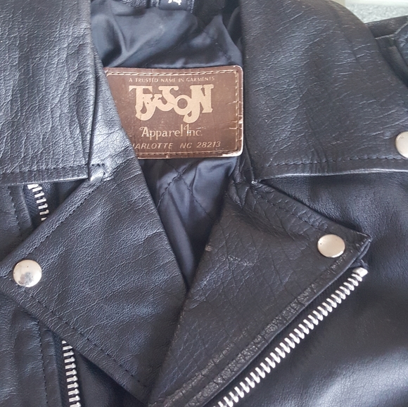 - Tyson. Leather motorcycle jacket. - Picture 2 of 7